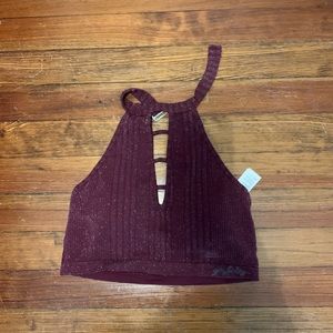 sparkly crop top/bralette